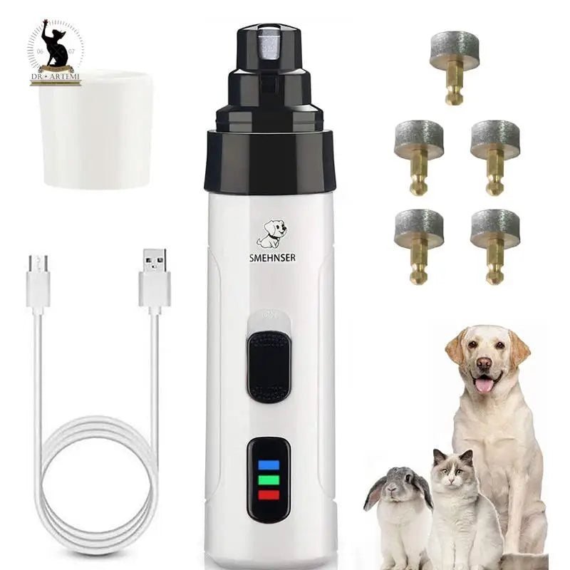 SilentPaw Pro – Ultra-Quiet USB Rechargeable Nail Grinder